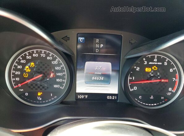 WDC0G6EB6JF409735 2018 MERCEDES-BENZ GLC-CLASS Black Instrument cluster view