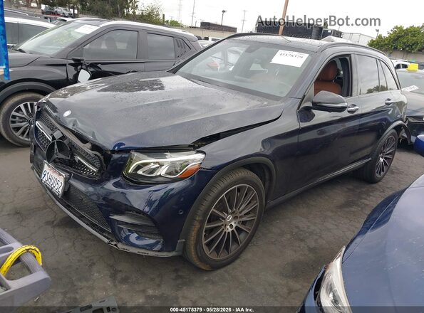 WDC0G6EB8HF246242 2017 MERCEDES-BENZ AMG GLC 43 Blue Front left