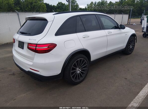 WDC0G6EB9JV014079 2018 MERCEDES-BENZ AMG GLC 43 White Rear right