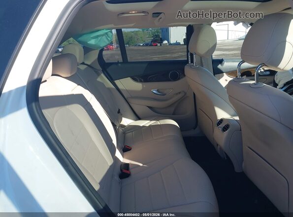 WDC0G8EB8LF719593 2020 MERCEDES-BENZ GLC 300 White VIN sticker view
