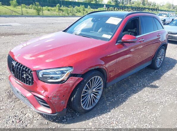 WDC0G8JB5LF698210 2020 MERCEDES-BENZ AMG GLC 63 Red Vista tres cuartos delantera izquierda