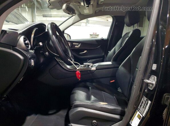 WDC0J4KB1HF188405 2017 MERCEDES-BENZ GLC-CLASS Black წინა სალონის ხედი