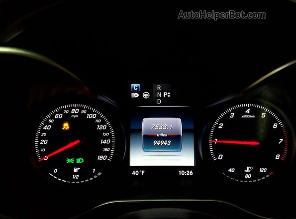WDC0J4KB1HF188405 2017 MERCEDES-BENZ GLC-CLASS Black ხელსაწყოთა პანელის ხედი