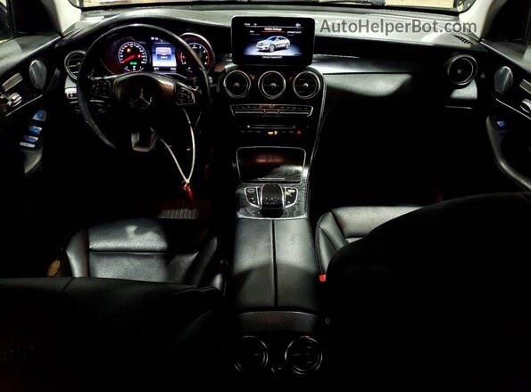 WDC0J4KB1HF188405 2017 MERCEDES-BENZ GLC-CLASS Black წინა პანელის ხედი
