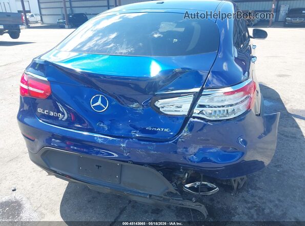 WDC0J4KB5JF347173 2018 MERCEDES-BENZ GLC 300 COUPE Blue Вид спереду
