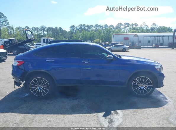 WDC0J4KB5JF347173 2018 MERCEDES-BENZ GLC 300 COUPE Blue Вид задньої частини салону