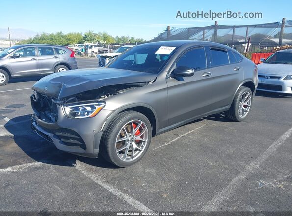 WDC0J8EB1LF701485 2020 MERCEDES-BENZ GLC 300 COUPE Gray Передня ліва чверть