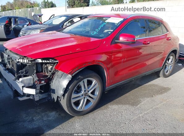 WDCTG4EB0JJ479374 2018 MERCEDES-BENZ GLA 250 Red Передня ліва чверть