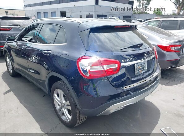 WDCTG4EB1HJ305713 2017 MERCEDES-BENZ GLA 250 Blue Trasero izquierdo