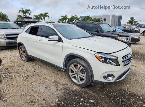 WDCTG4EB1JJ406269 2018 MERCEDES-BENZ GLA Белый Передняя правая четверть