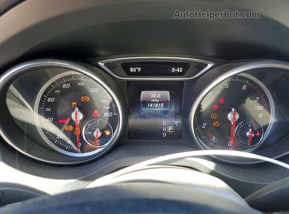 WDCTG4EB1JJ461496 2018 MERCEDES-BENZ GLA Blue Vista del cuadro de instrumentos