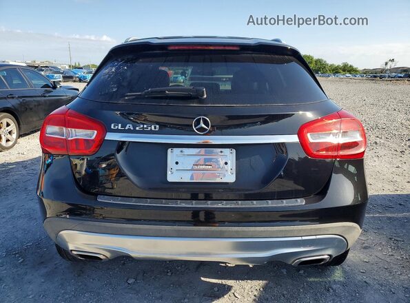 WDCTG4EB3GJ225831 2016 MERCEDES-BENZ GLA Black Հետևի տեսք