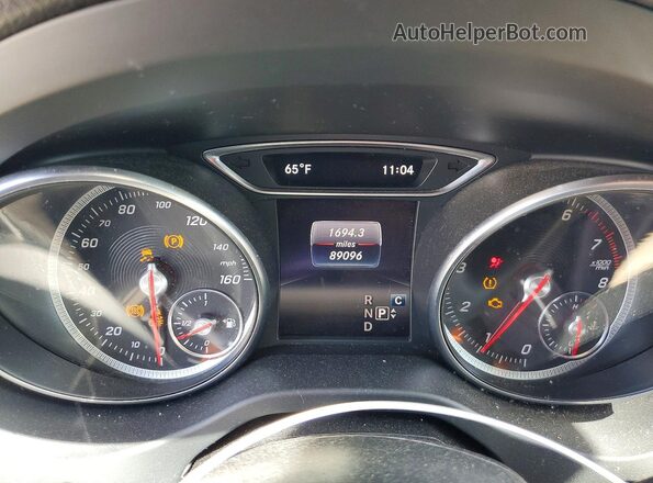 WDCTG4EB3KU000915 2019 MERCEDES-BENZ GLA Blue Вид щитка приладів