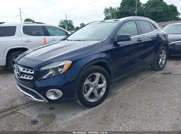 WDCTG4EB4JJ453215 2018 MERCEDES-BENZ GLA 250 Blue Առջևի ձախ երեք քառորդ տեսարան