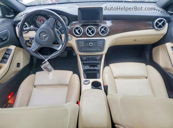WDCTG4EB5GJ205645 2016 MERCEDES-BENZ GLA White წინა პანელის ხედი