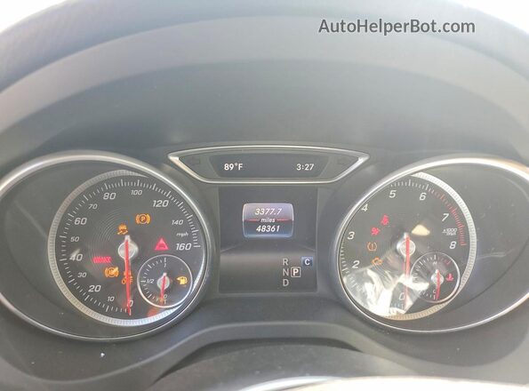 WDCTG4EB7KU014896 2019 MERCEDES-BENZ GLA White Widok zestawu wskaźników
