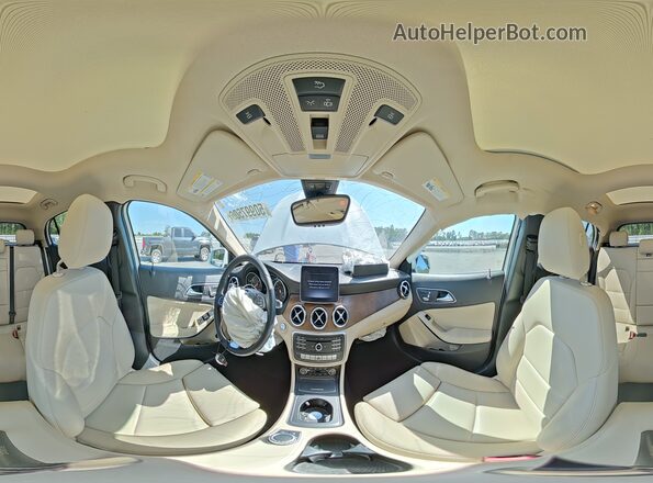 WDCTG4EB7KU014896 2019 MERCEDES-BENZ GLA White Widok naklejki z numerem VIN