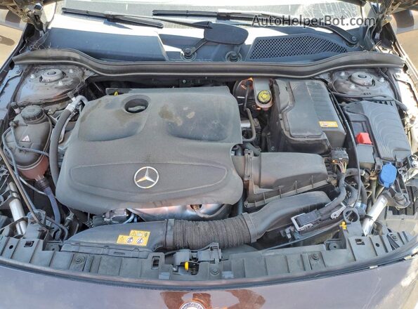 WDCTG4EB9GJ198733 2016 MERCEDES-BENZ GLA Brown Widok komory silnika