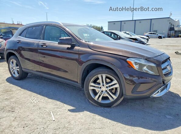 WDCTG4EB9GJ198733 2016 MERCEDES-BENZ GLA Brown Przód prawy