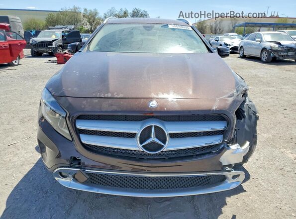 WDCTG4EB9GJ198733 2016 MERCEDES-BENZ GLA Brown Widok z przodu