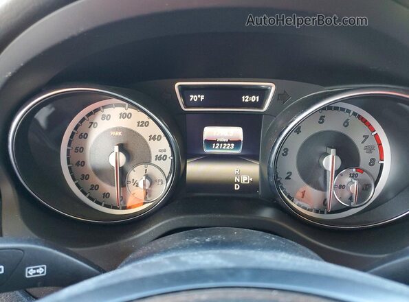 WDCTG4EB9GJ225669 2016 MERCEDES-BENZ GLA Black Սարքավորումների վահանակի տեսք