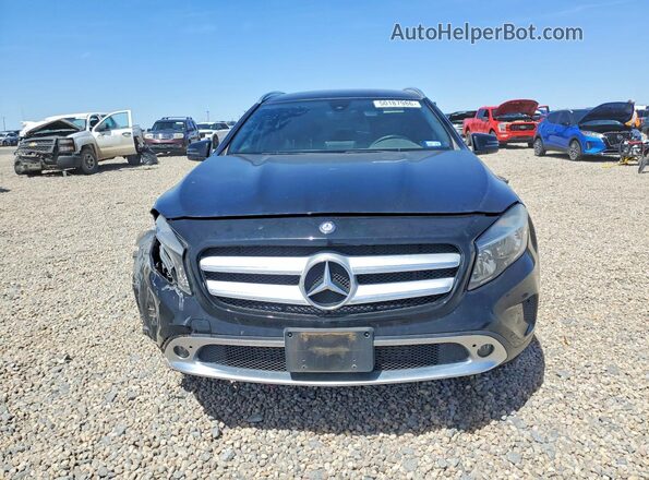 WDCTG4EBXGJ234705 2016 MERCEDES-BENZ GLA Black წინა ხედი