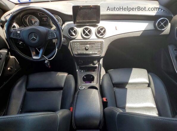 WDCTG4EBXGJ234705 2016 MERCEDES-BENZ GLA Black წინა პანელის ხედი