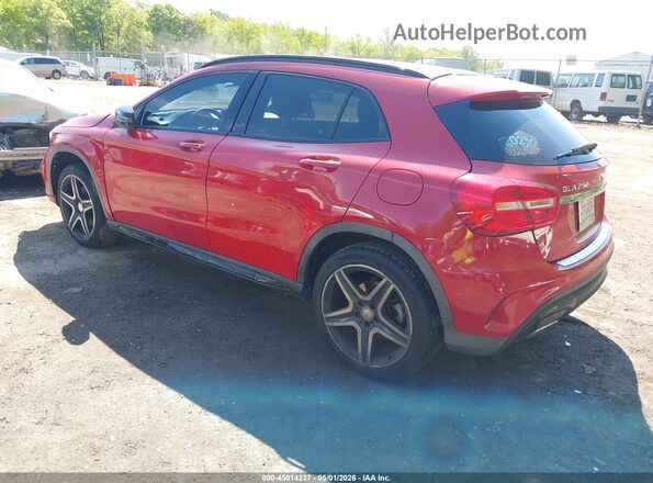 WDCTG4GB0GJ216940 2016 MERCEDES-BENZ GLA 250 Red Tył lewy