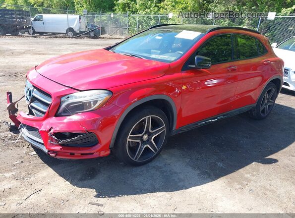 WDCTG4GB0GJ216940 2016 MERCEDES-BENZ GLA 250 Red Przód lewy