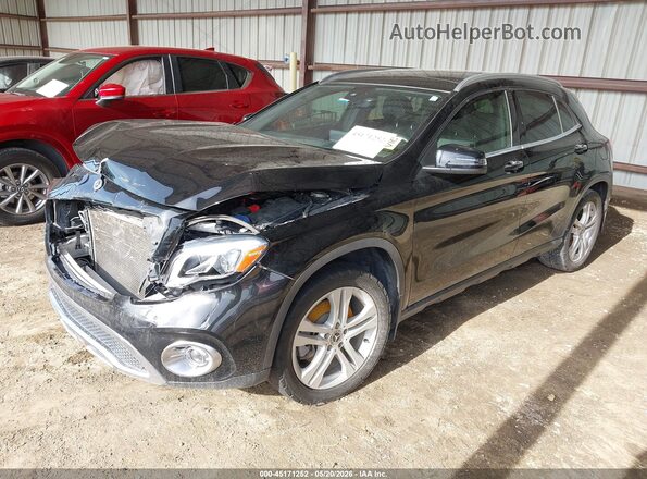 WDCTG4GB4LJ685846 2020 MERCEDES-BENZ GLA 250 Black წინა მარცხენა ხედი სამი მეოთხედიდან