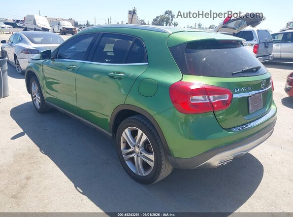 WDCTG4GB5HJ310104 2017 MERCEDES-BENZ GLA 250 Green Rear left