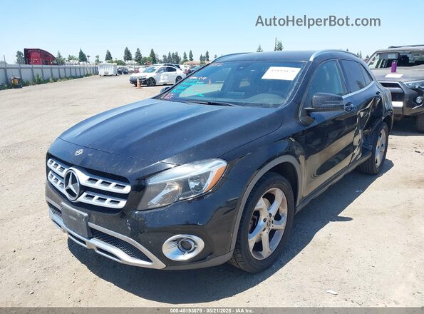 WDCTG4GB9JJ449786 2018 MERCEDES-BENZ GLA 250 Черный Передняя левая четверть