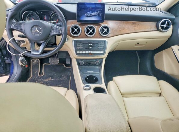 WDCTG4GB9JJ463543 2018 MERCEDES-BENZ GLA Синий 