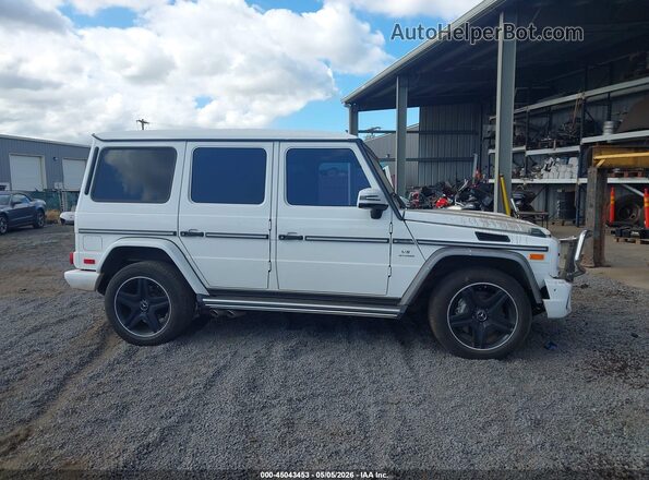 WDCYC7DF0HX270795 2017 MERCEDES-BENZ AMG G 63 White Rear interior view