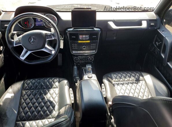 WDCYC7DF2HX265968 2017 MERCEDES-BENZ G-CLASS Black Вид панелі приладів
