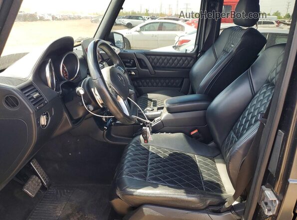 WDCYC7DF2HX265968 2017 MERCEDES-BENZ G-CLASS Black Вид салону спереду