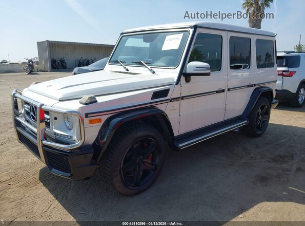 WDCYC7DH8JX285469 2018 MERCEDES-BENZ AMG G 63 White Vista tres cuartos delantera izquierda