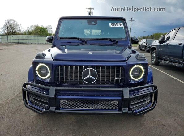 WDCYC7HJ0KX319225 2019 MERCEDES-BENZ G-CLASS Blue Вид спереду