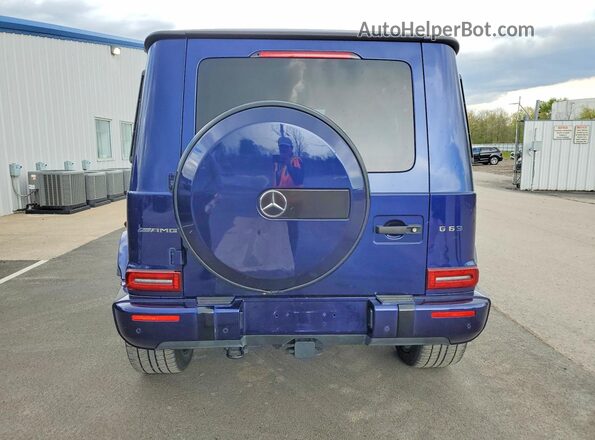 WDCYC7HJ0KX319225 2019 MERCEDES-BENZ G-CLASS Blue Вид ззаду