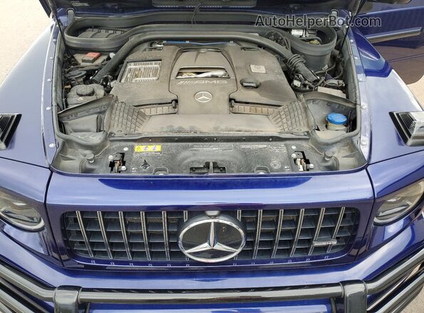 WDCYC7HJ0KX319225 2019 MERCEDES-BENZ G-CLASS Blue Вид підкапотного простору