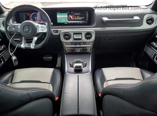 WDCYC7HJ0KX319225 2019 MERCEDES-BENZ G-CLASS Blue Вид панелі приладів