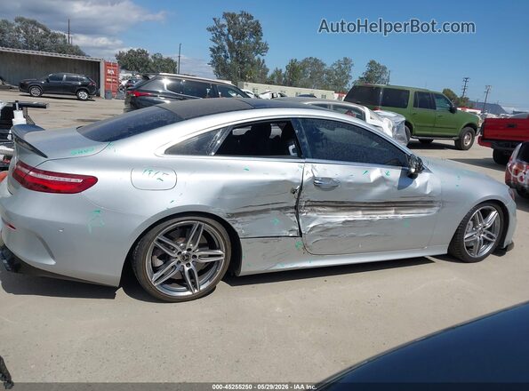 WDD1J6FB3JF007591 2018 MERCEDES-BENZ E-CLASS Silver Widok wnętrza z tyłu