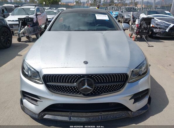 WDD1J6FB3JF007591 2018 MERCEDES-BENZ E-CLASS Silver Widok zestawu wskaźników