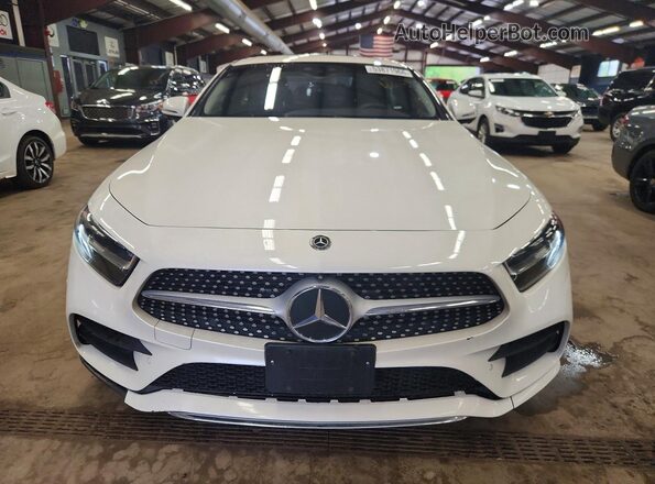 WDD2J5JB2KA046371 2019 MERCEDES-BENZ CLS-CLASS White Դիմացի տեսք