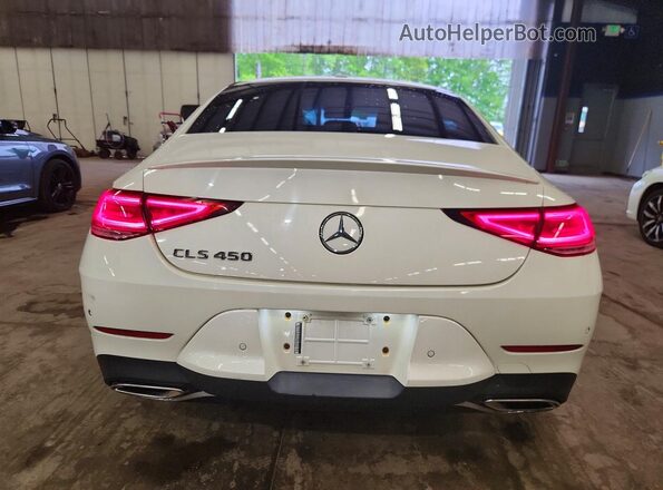 WDD2J5JB2KA046371 2019 MERCEDES-BENZ CLS-CLASS White Հետևի տեսք