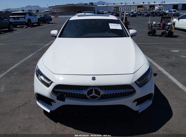 WDD2J5JB3KA031247 2019 MERCEDES-BENZ CLS-CLASS White Vista del cuadro de instrumentos