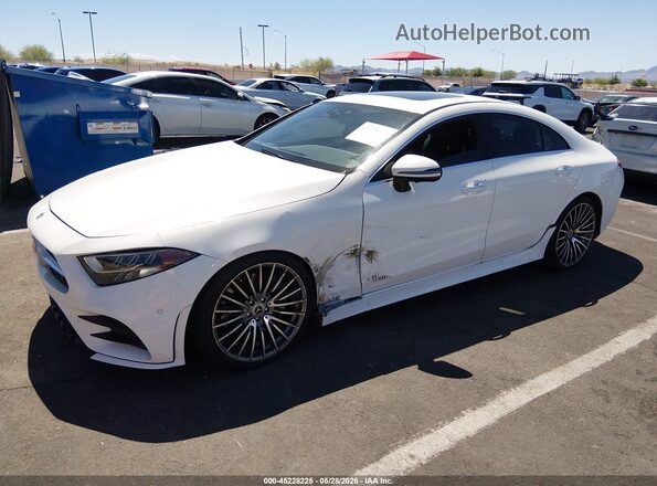 WDD2J5JB3KA031247 2019 MERCEDES-BENZ CLS-CLASS White Vista tres cuartos delantera izquierda