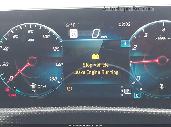 WDD3G4EB3KW001479 2019 MERCEDES-BENZ A 220 Белый Вид задних сидений