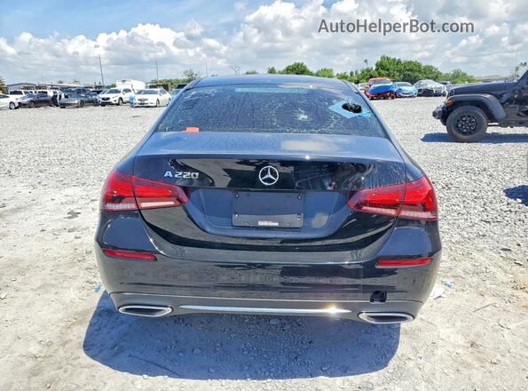 WDD3G4EB4KW022485 2019 MERCEDES-BENZ A Black Вид ззаду