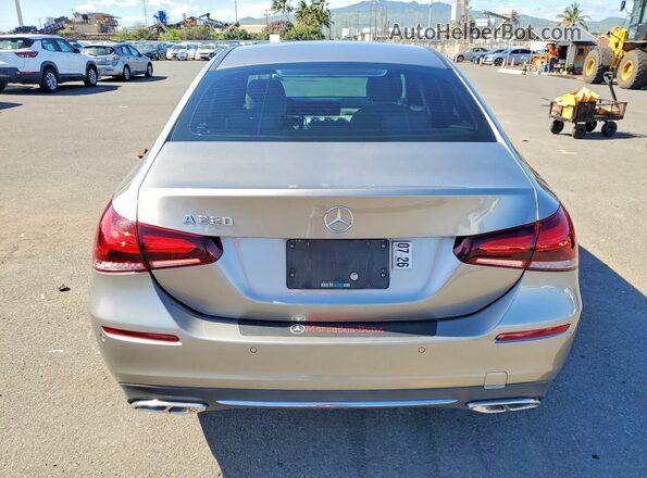 WDD3G4EB4KW028674 2019 MERCEDES-BENZ A Gray Вид ззаду